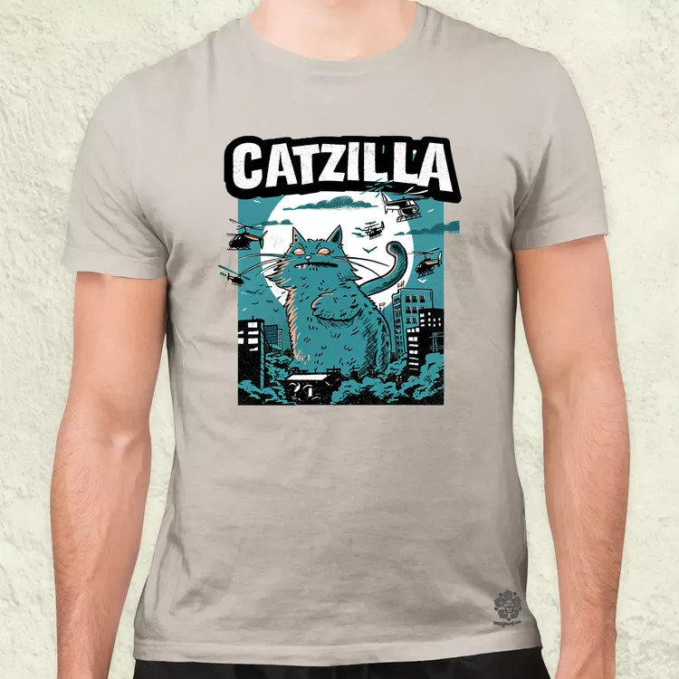 Catzilla v10 férfi póló