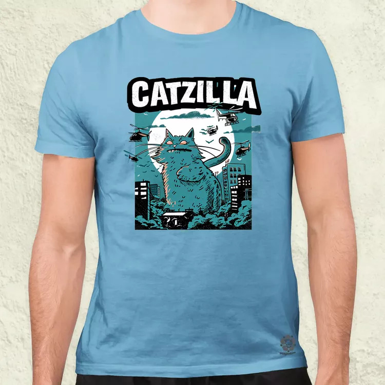 Catzilla v10 férfi póló