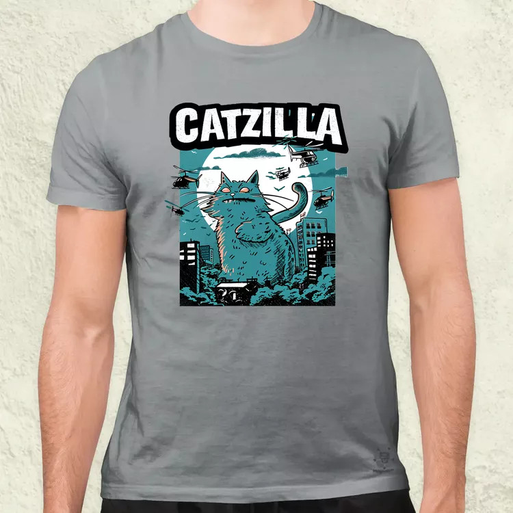 Catzilla v10 férfi póló