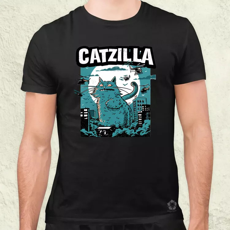 Catzilla v10 férfi póló