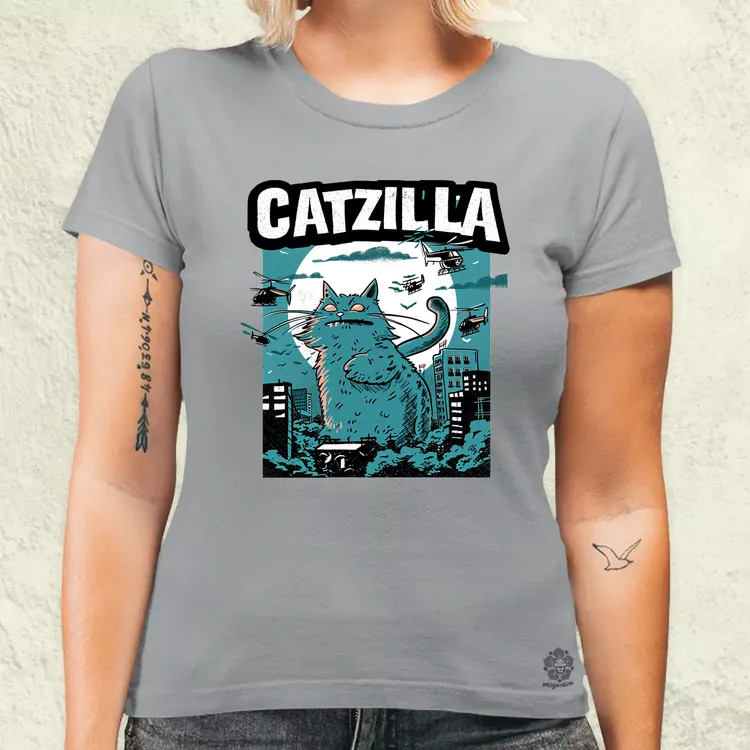Catzilla v10 női póló