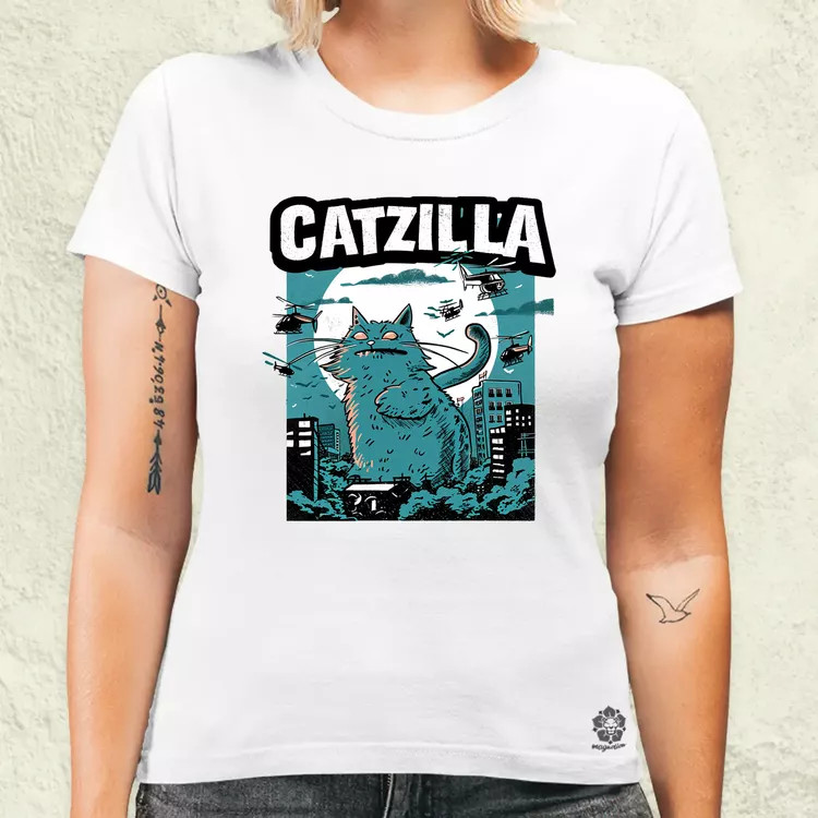 Catzilla v10 női póló