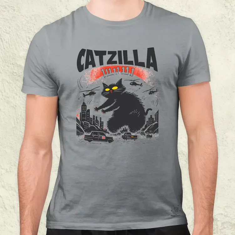Catzilla v2 férfi póló