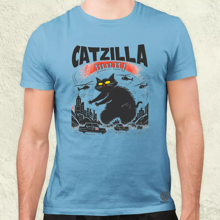 Catzilla v2 férfi póló