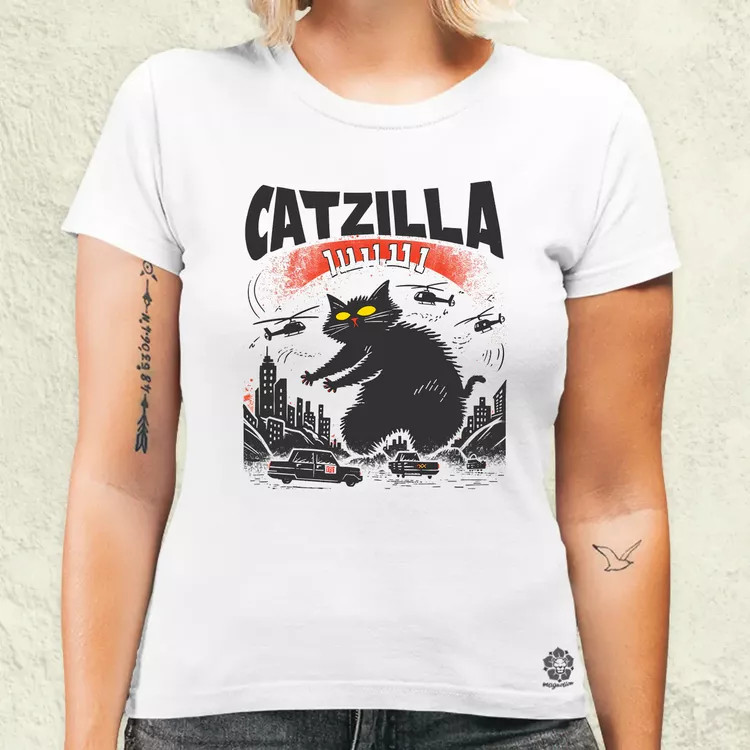Catzilla v2 női póló