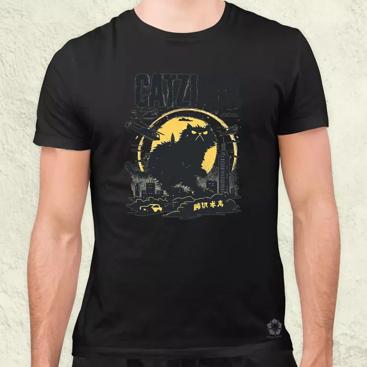 Catzilla v3 férfi póló