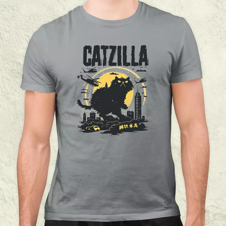 Catzilla v3 férfi póló