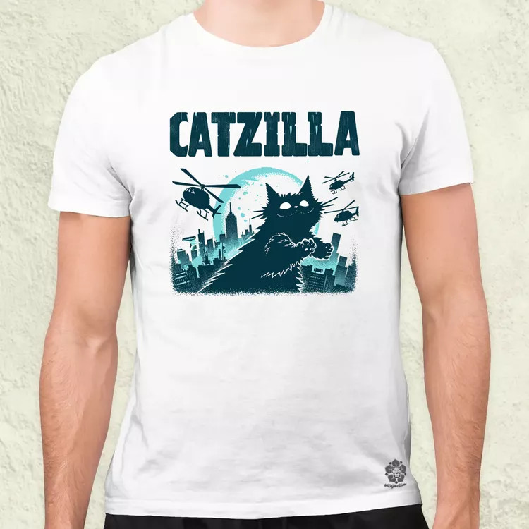 Catzilla v4 férfi póló