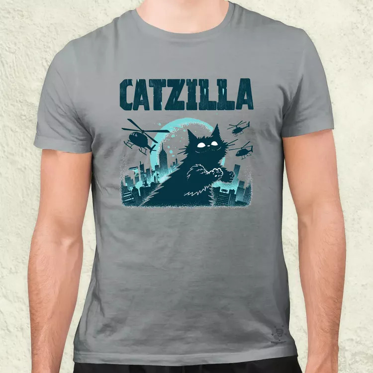 Catzilla v4 férfi póló