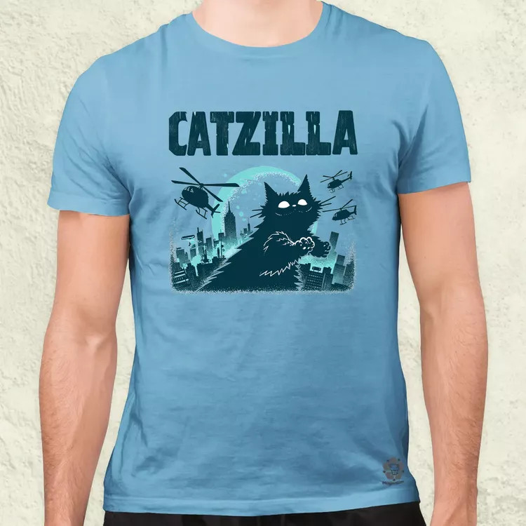 Catzilla v4 férfi póló