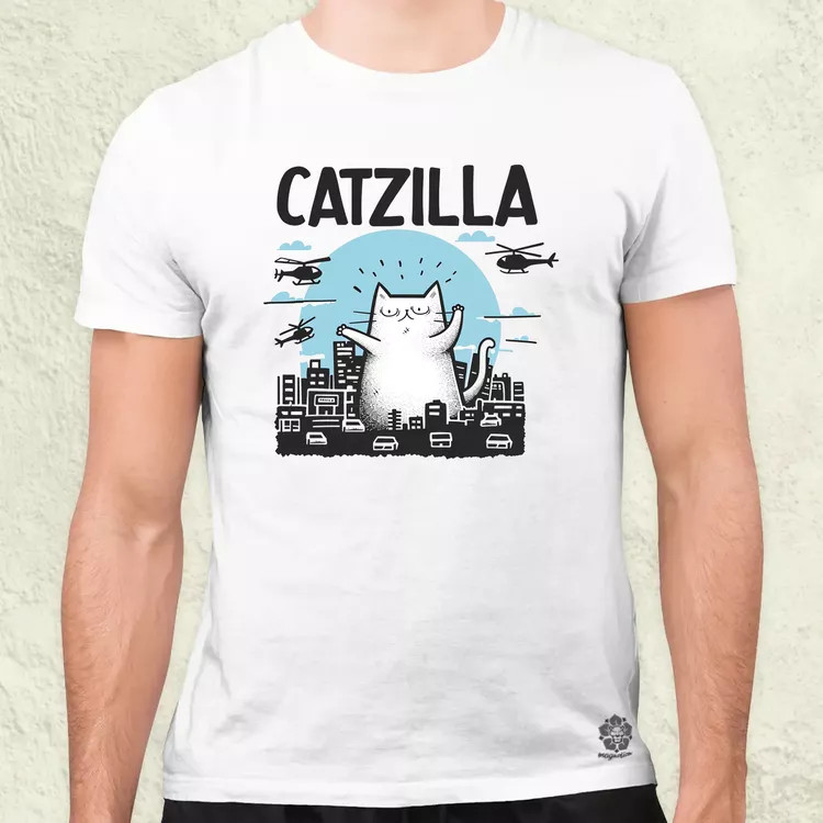 Catzilla v5 férfi póló