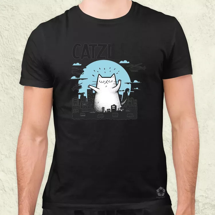 Catzilla v5 férfi póló