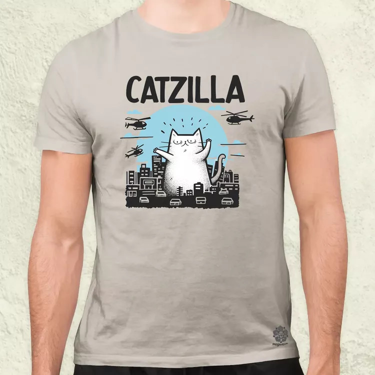 Catzilla v5 férfi póló