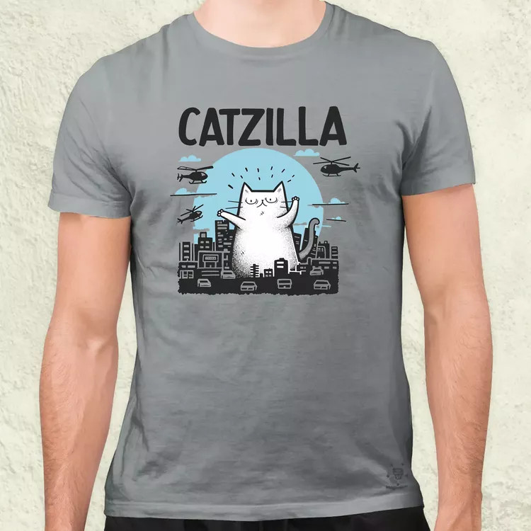Catzilla v5 férfi póló