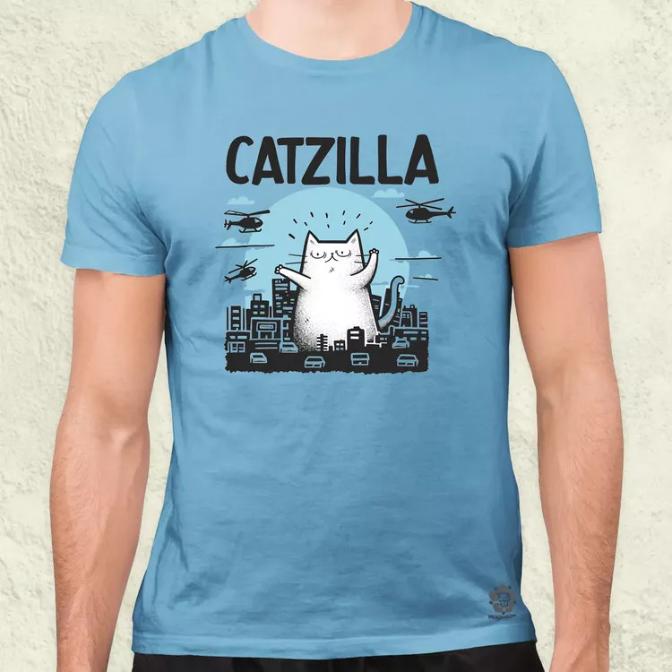 Catzilla v5 férfi póló