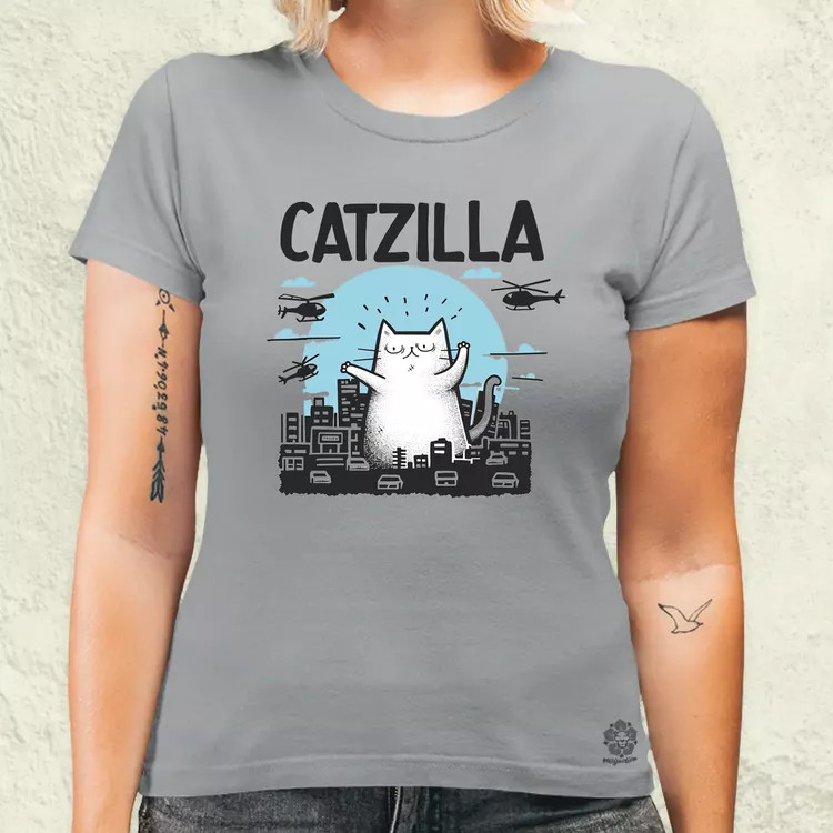 Catzilla v5 női póló