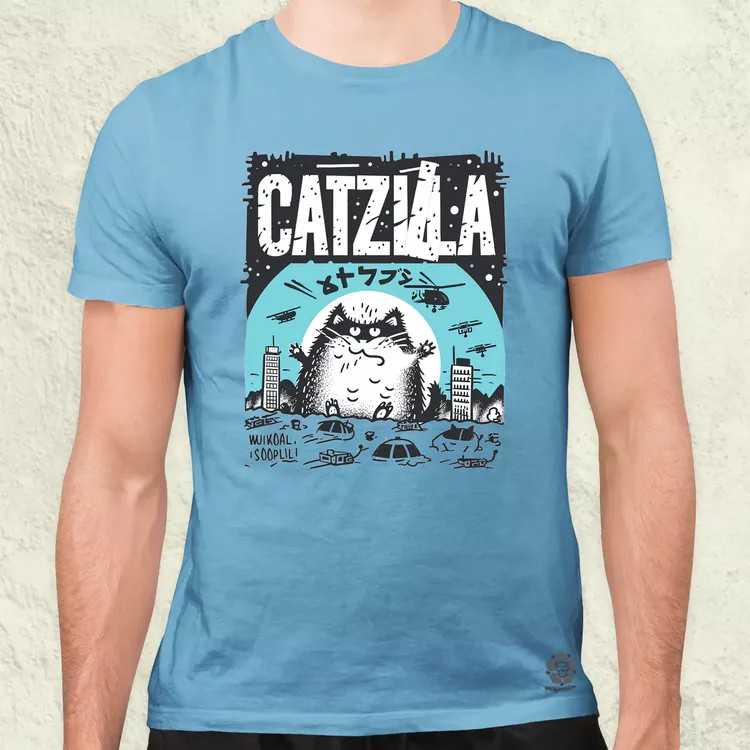 Catzilla v6 férfi póló
