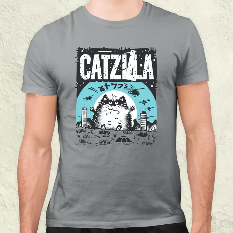 Catzilla v6 férfi póló