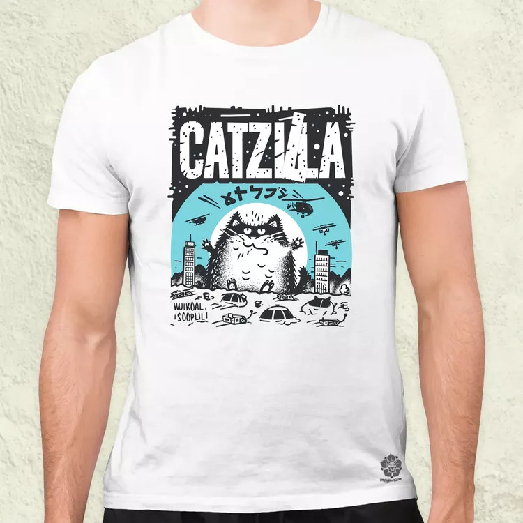 Catzilla v6 férfi póló