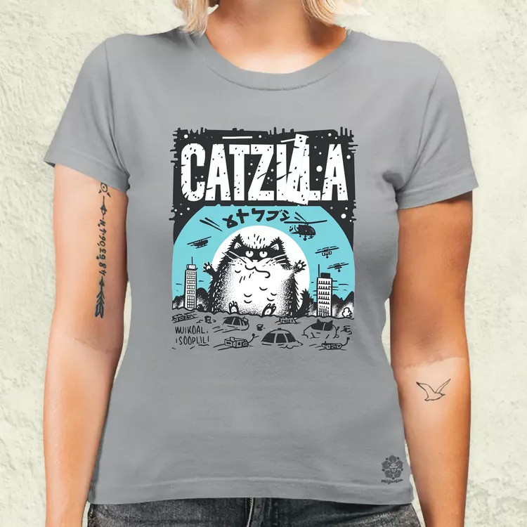 Catzilla v6 női póló