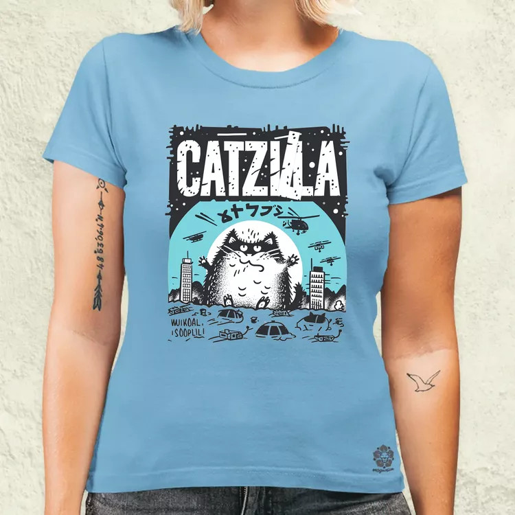 Catzilla v6 női póló