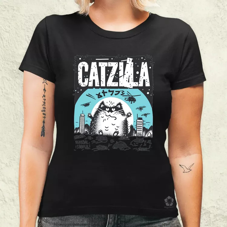 Catzilla v6 női póló