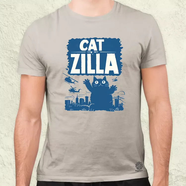 Catzilla v7 férfi póló