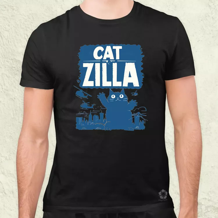 Catzilla v7 férfi póló