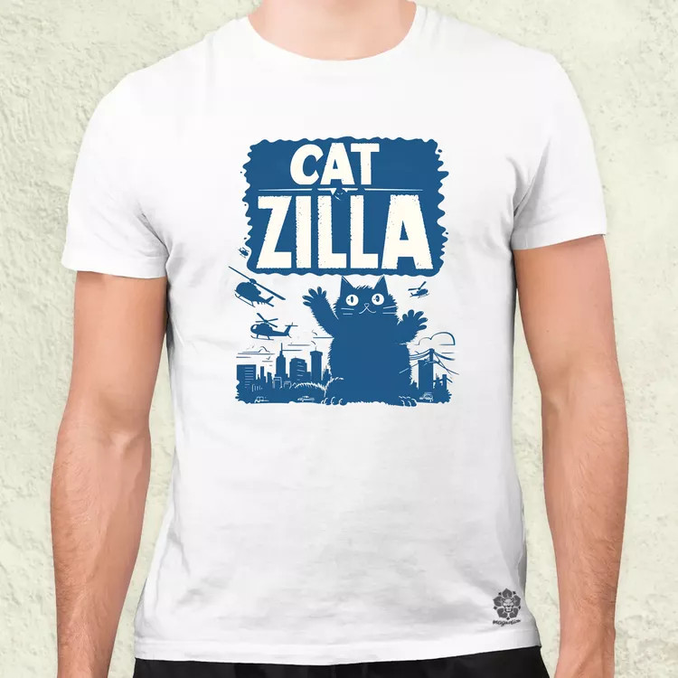 Catzilla v7 férfi póló