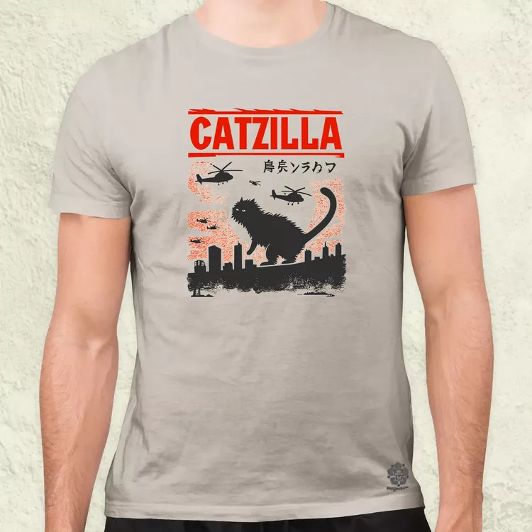 Catzilla v8 férfi póló