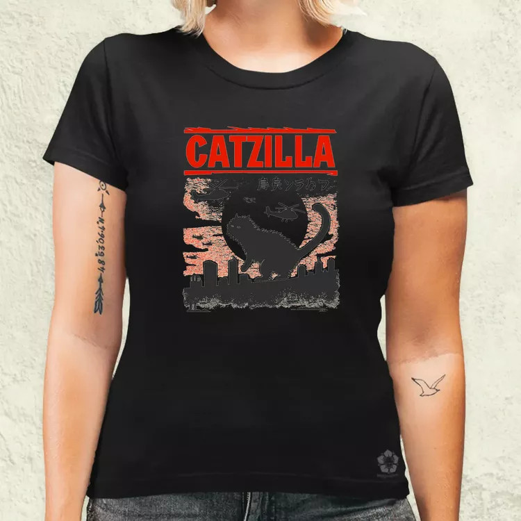 Catzilla v8 női póló