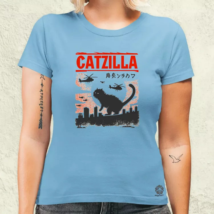 Catzilla v8 női póló
