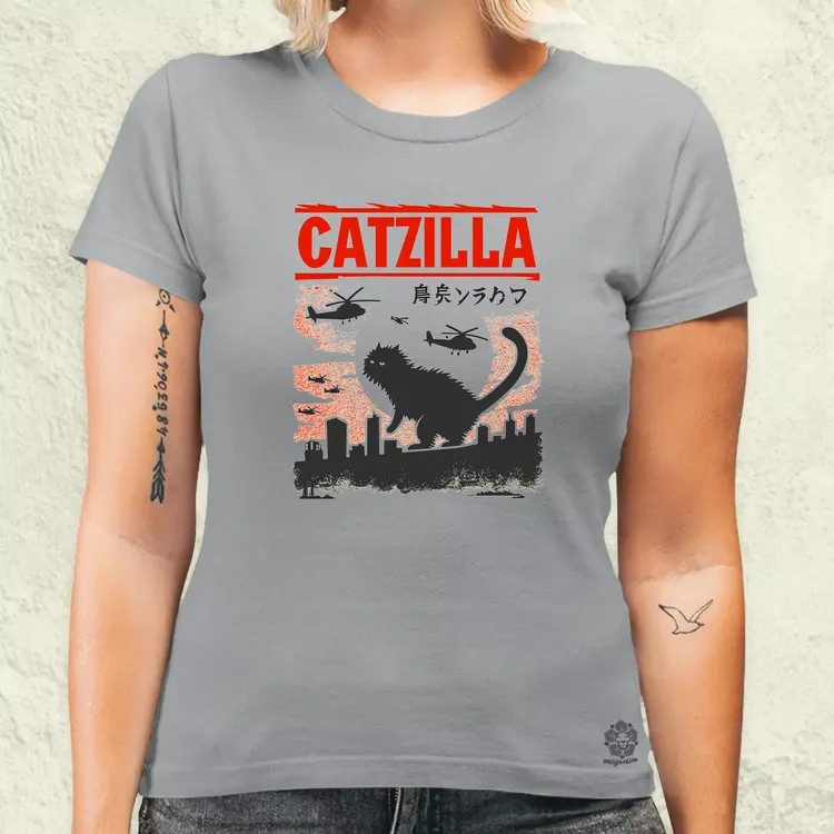 Catzilla v8 női póló