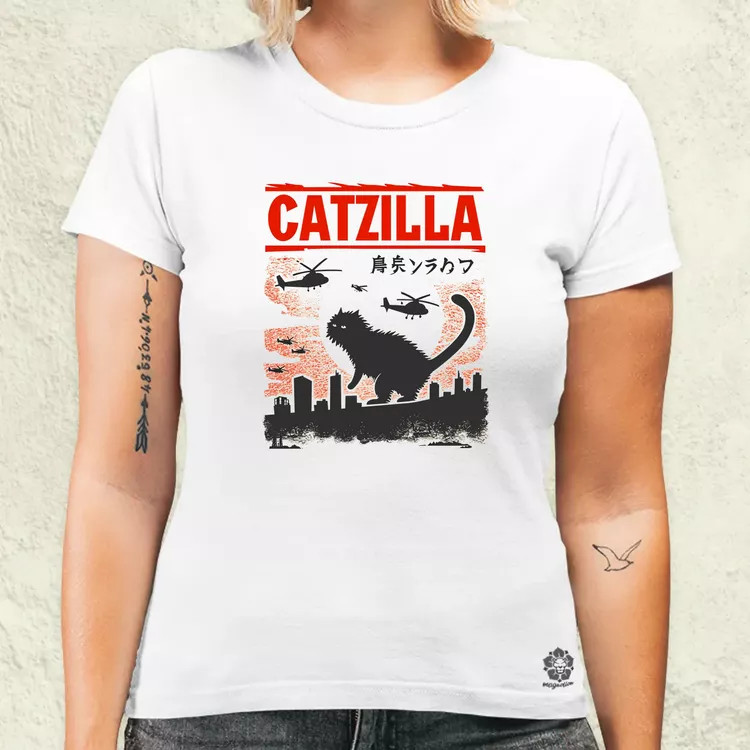Catzilla v8 női póló