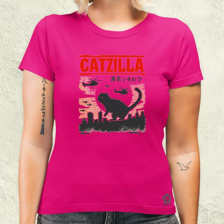 Catzilla v8 női póló