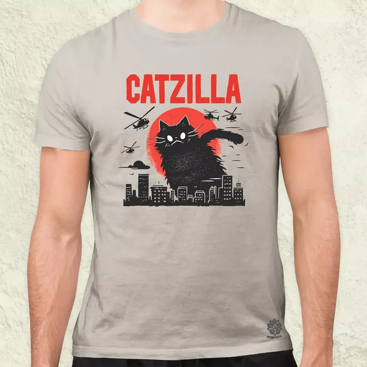 Catzilla v9 férfi póló