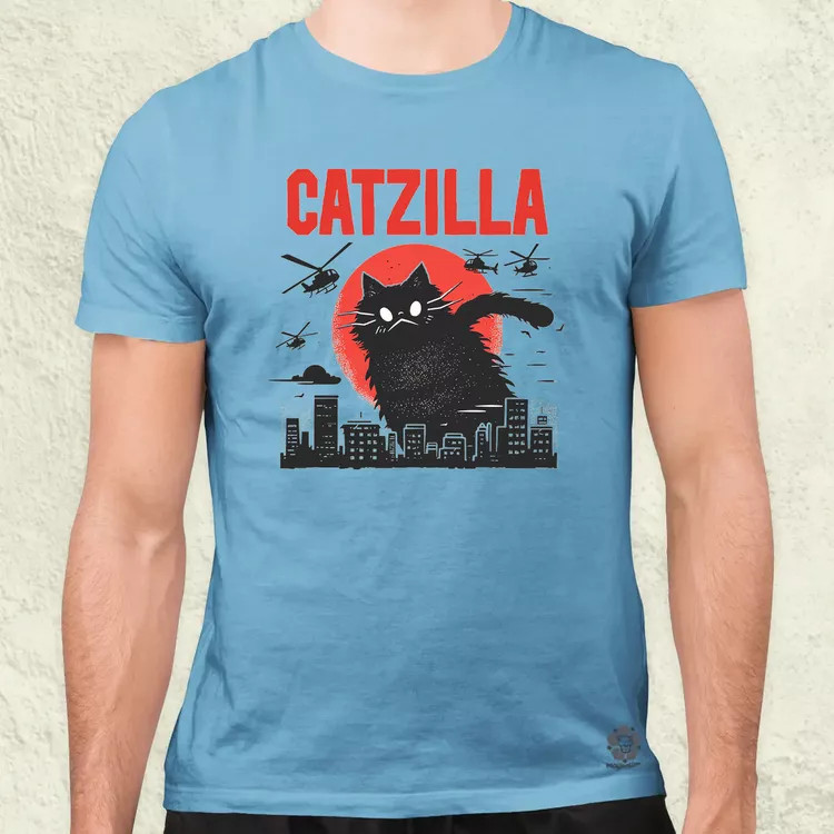 Catzilla v9 férfi póló