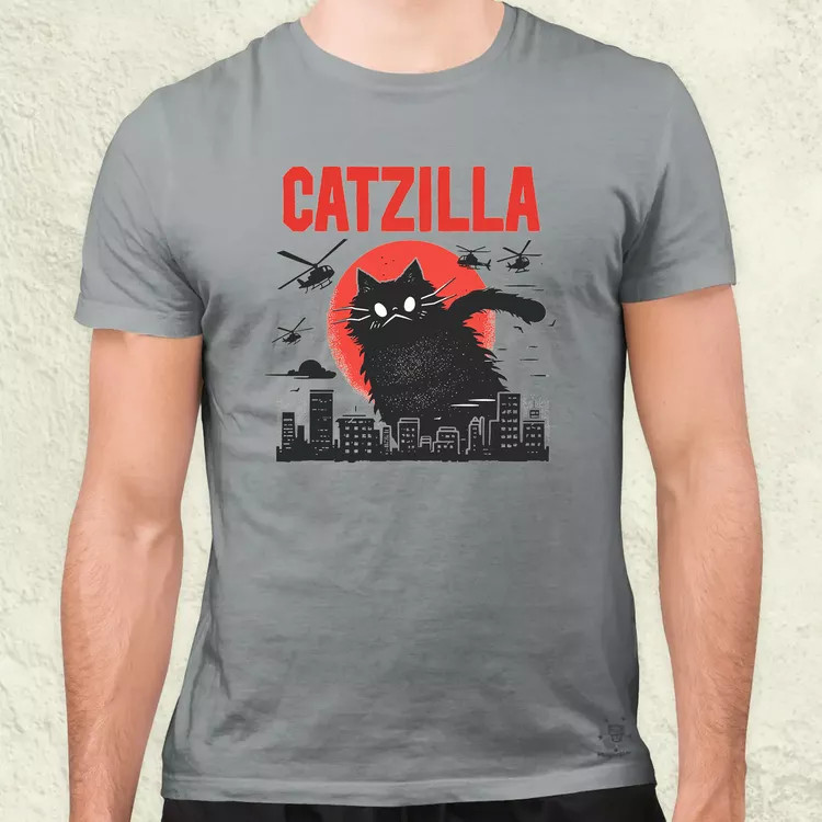 Catzilla v9 férfi póló
