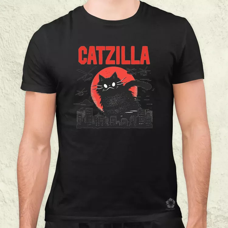 Catzilla v9 férfi póló