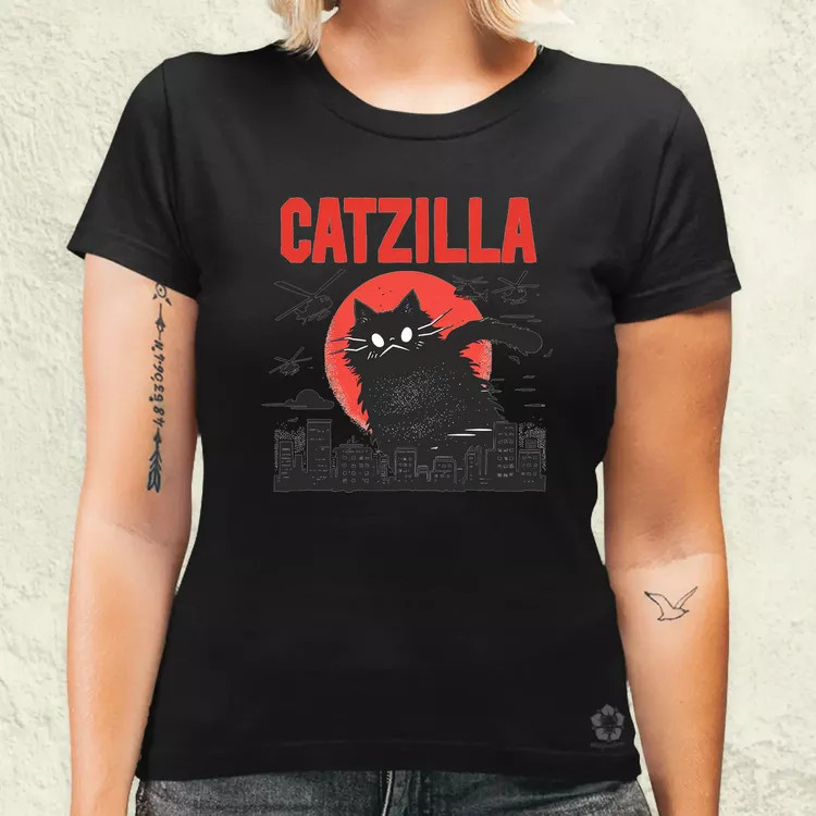 Catzilla v9 női póló