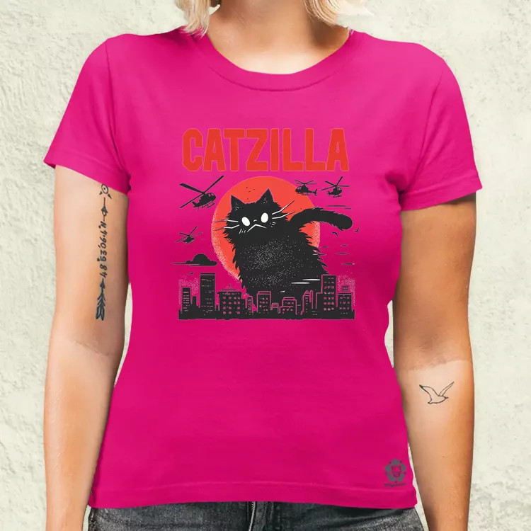 Catzilla v9 női póló