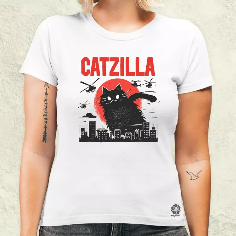 Catzilla v9 női póló