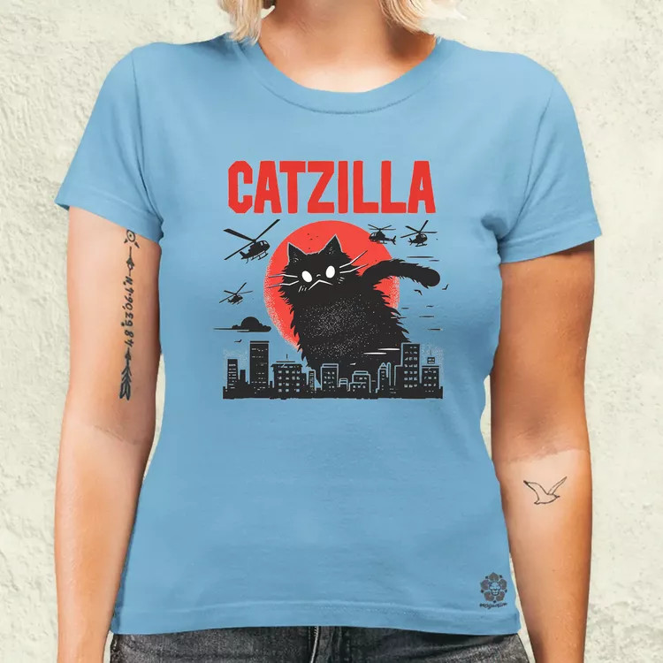 Catzilla v9 női póló