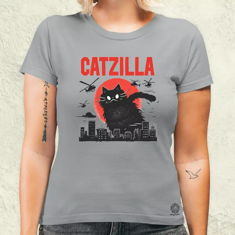 Catzilla v9 női póló