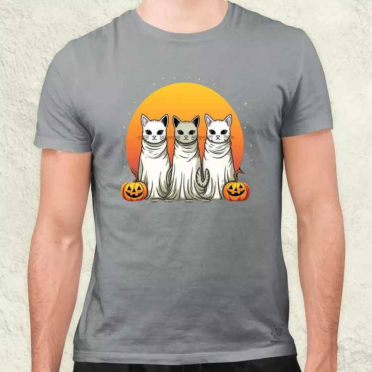 Halloween cicák v1 férfi póló