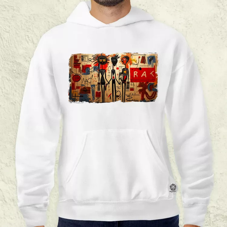Basquiat Párban v6 férfi pulóver