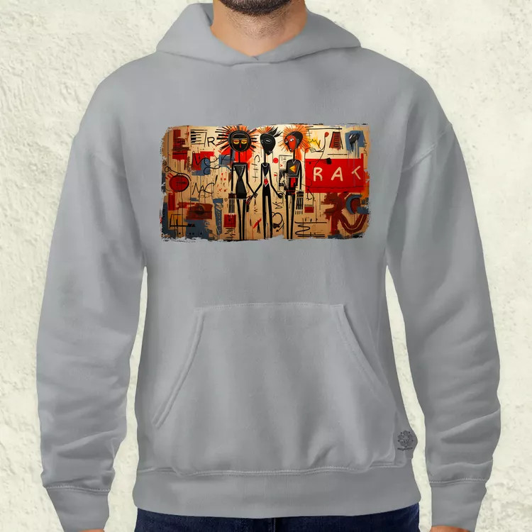 Basquiat Párban v6 férfi pulóver