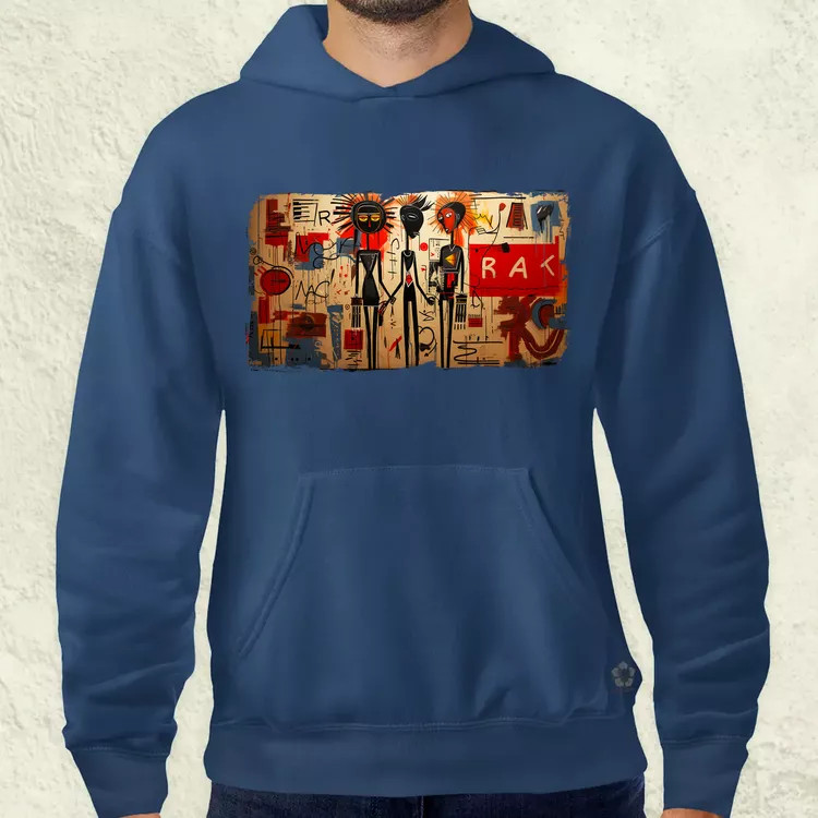 Basquiat Párban v6 férfi pulóver