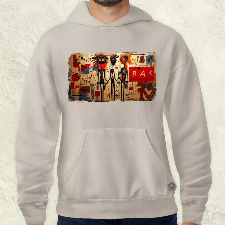 Basquiat Párban v6 férfi pulóver
