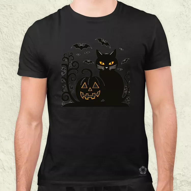 Halloween macsek v1 férfi póló